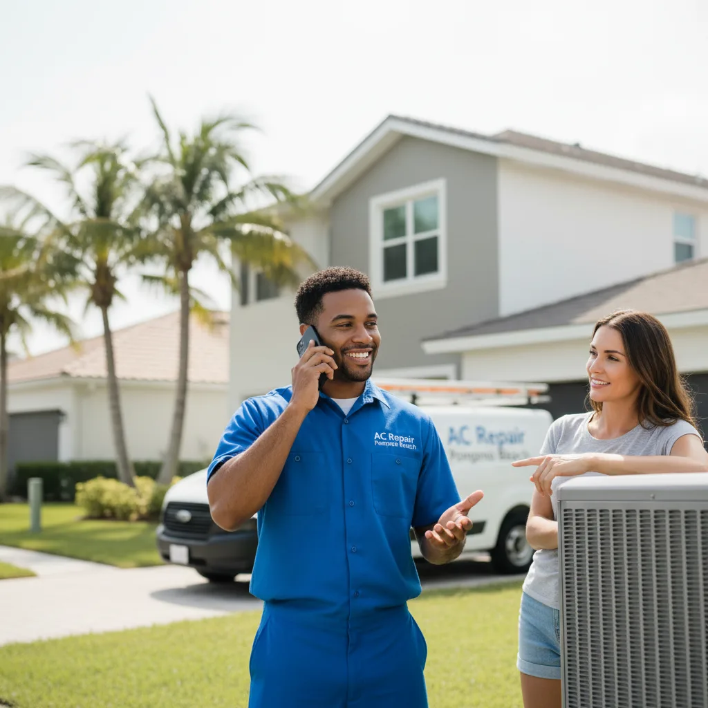 AC Repair Pompano Beach customer support in Saluda